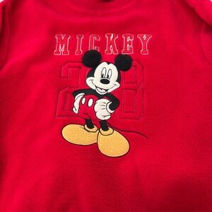 Disney Red Mickey Mouse  Sweatshirt